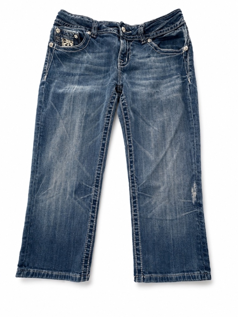 Miss Me Capri Jeans Size 31 - Picture 3 of 10